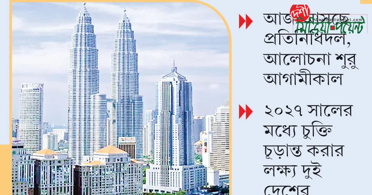 মালয়েশিয়ার সঙ্গে মুক্তবাণিজ্য চুক্তি: রপ্তানি বাজার সম্প্রসারণে বাংলাদেশের জোর